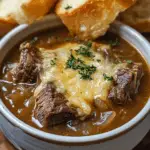 French Onion Beef Short Rib Soup