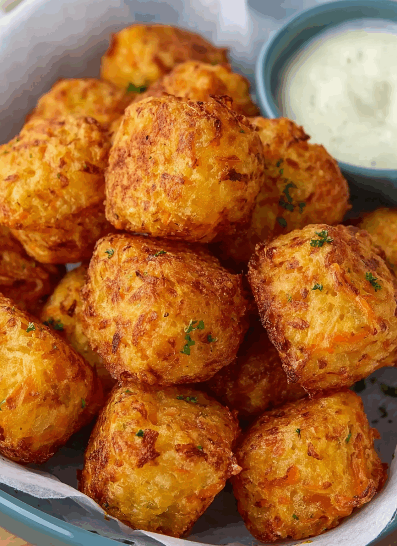 Homemade Carrot Tots