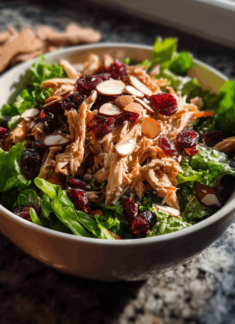 Asian Chicken Cranberry Salad