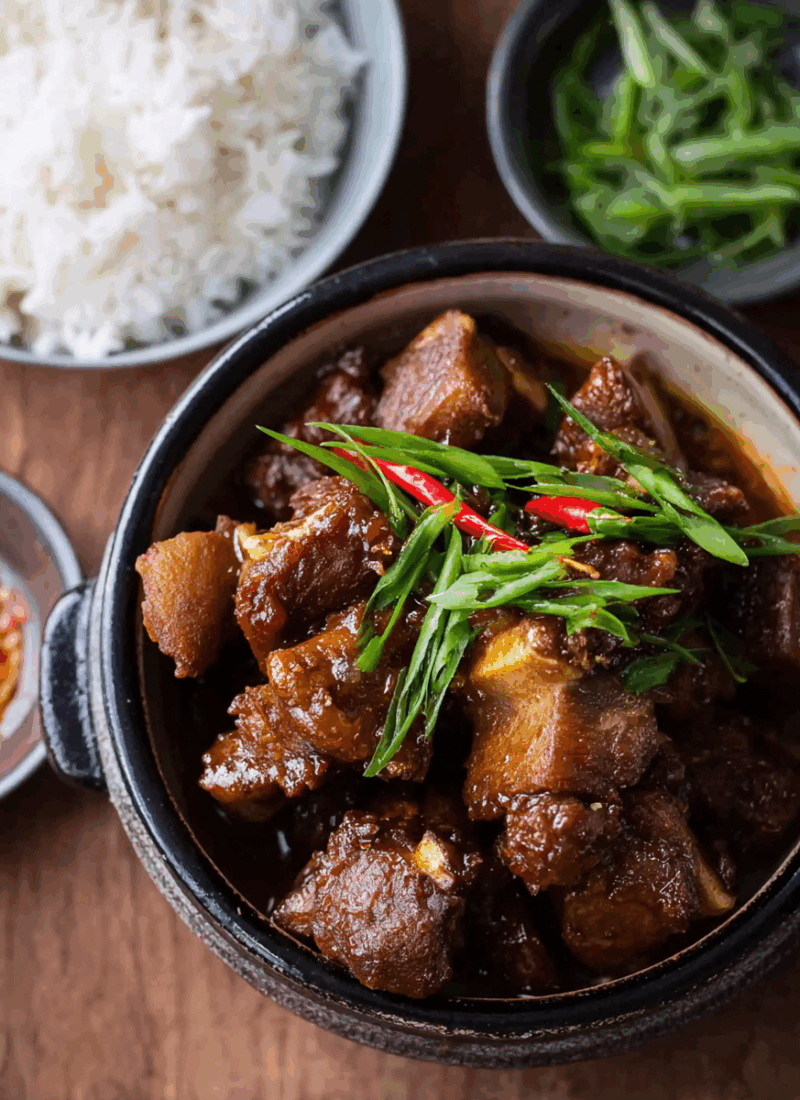 Caramelized Pork Spare Ribs (Sườn Kho)