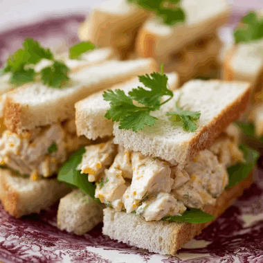 Chicken Salad Finger Sandwiches