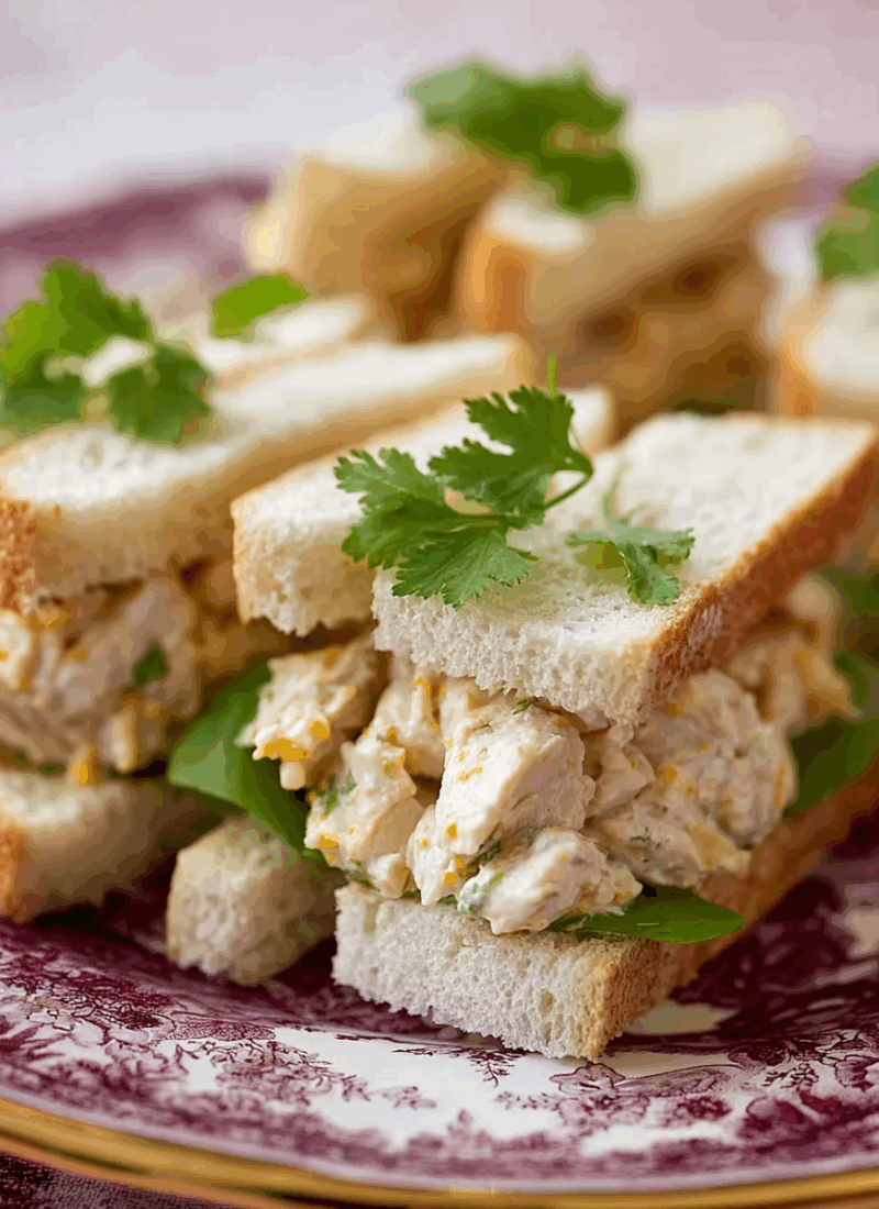 Chicken Salad Finger Sandwiches