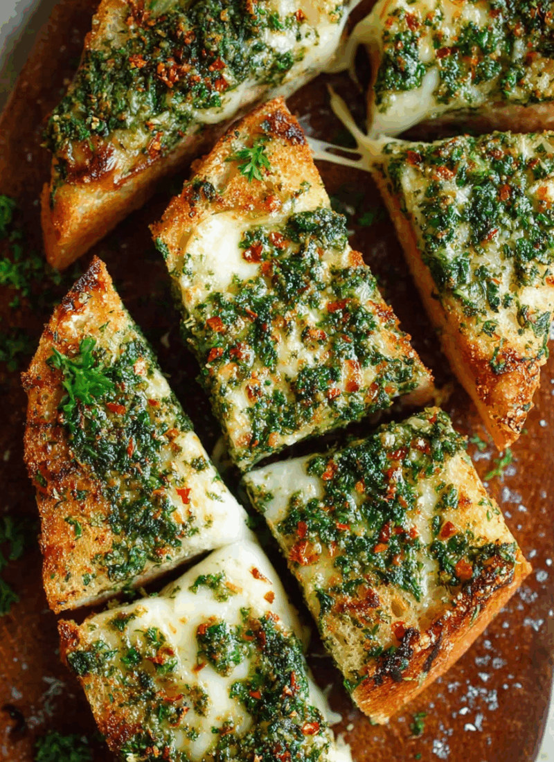 Chimichurri Garlic Bread