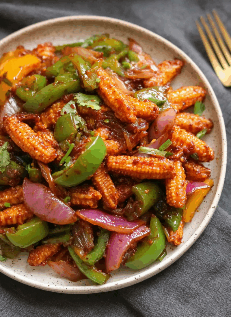 Crispy Chilli Babycorn