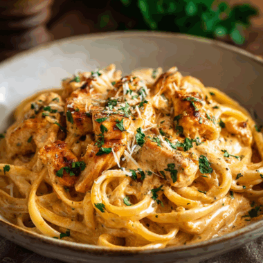 Creamy Cowboy Butter Chicken Linguine