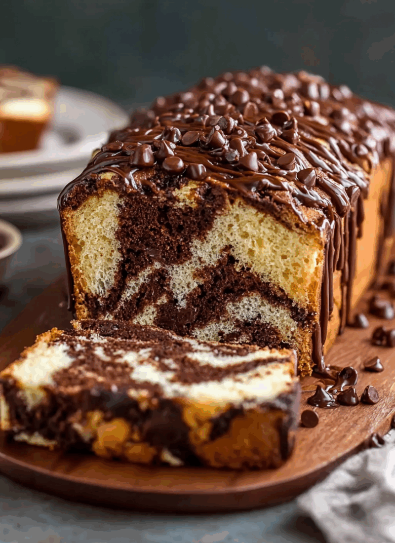 Double Chocolate Ricotta Marble Cake