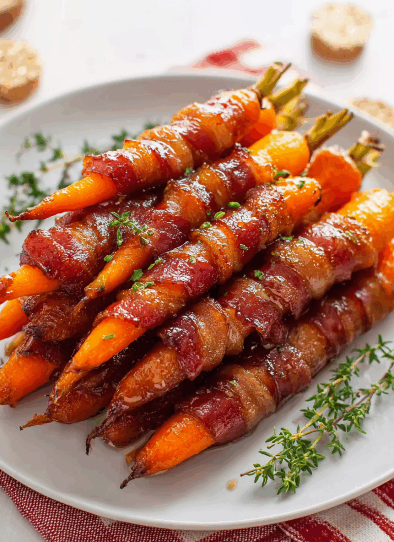 Maple Bacon Carrots