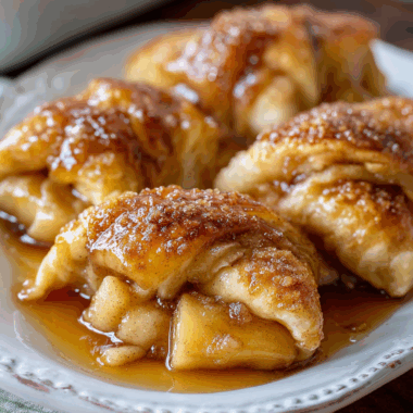 Crescent Roll Apple Dumplings