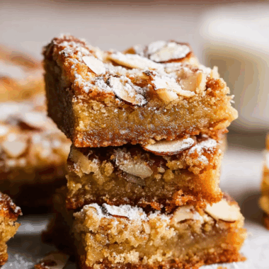 Almond Croissant Blondies