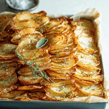 Crispy Leaf Potatoes With Oregano Salt