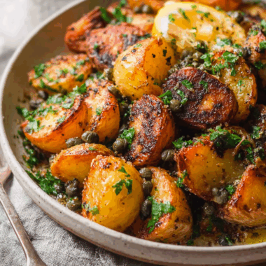 Crispy Roasted Potatoes with Salted Lemon