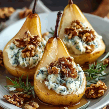 Blue Cheese Stuffed Pears