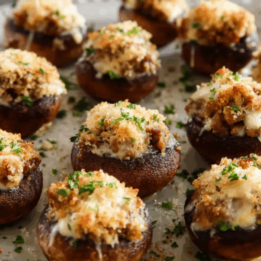 Sausage Stuffed Mushrooms