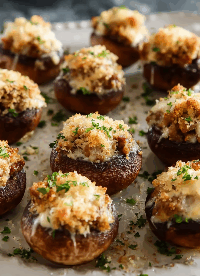 Sausage Stuffed Mushrooms