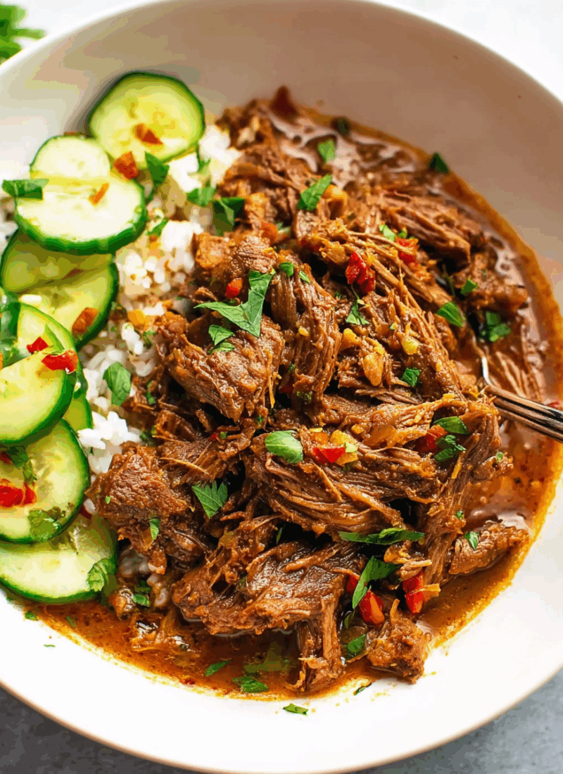 Coconut Curry Shredded Beef