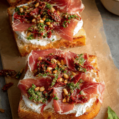 Coppa Focaccia Toast with Zhug