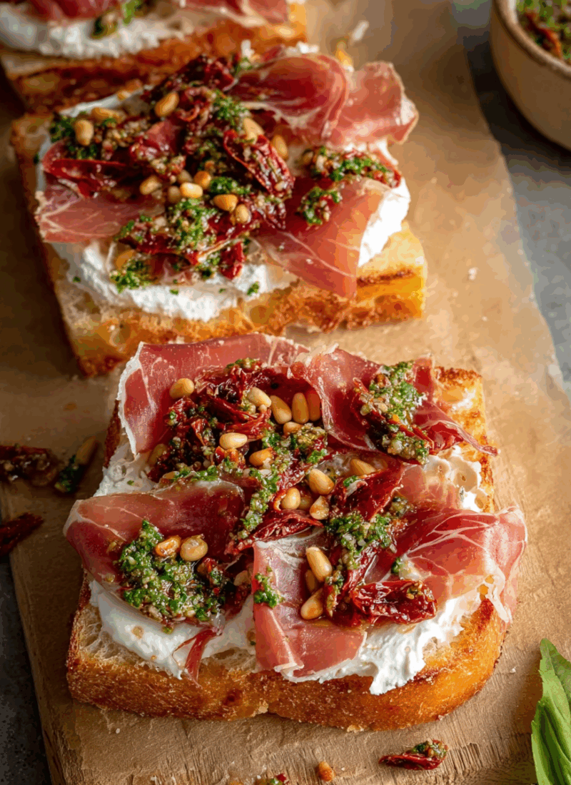 Coppa Focaccia Toast with Zhug
