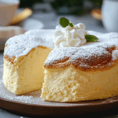 Light & Fluffy Yogurt Cloud Cake