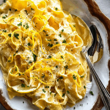 Pappardelle al Limone (Creamy Lemon Pasta)