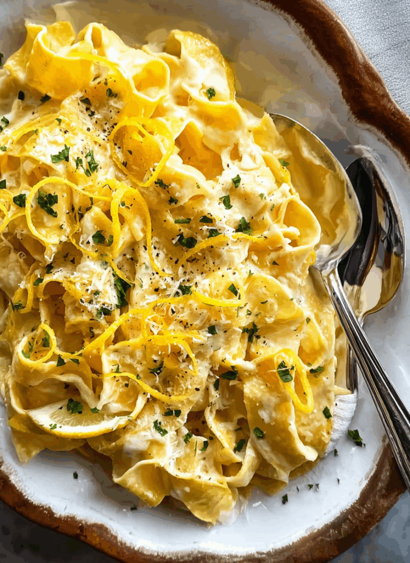 Pappardelle al Limone (Creamy Lemon Pasta)