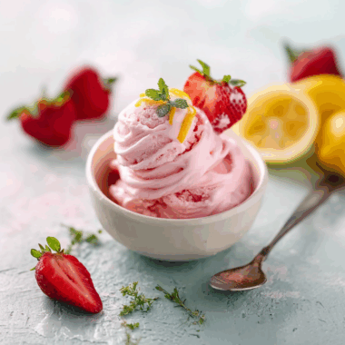 Strawberry Frozen Yogurt