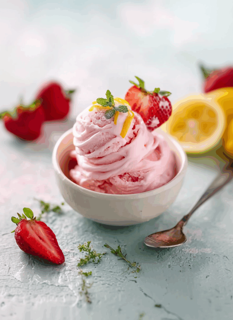 Strawberry Frozen Yogurt
