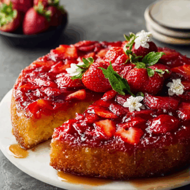 Strawberry Upside Down Cake
