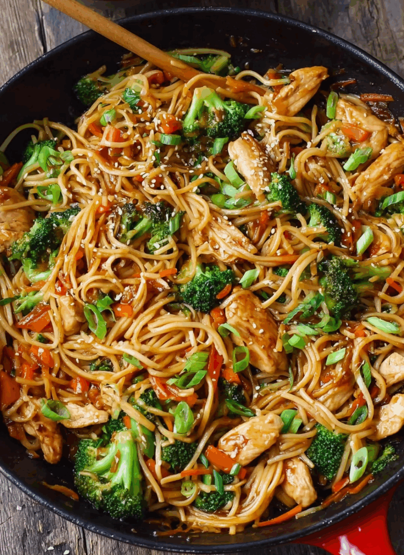 15-Minute Chicken Stir Fry Noodles