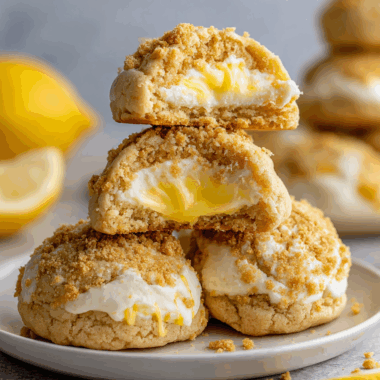 Zesty Lemon Cheesecake Cookies