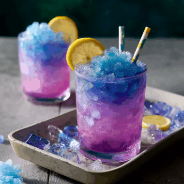 Galaxy Lemonade Slushie