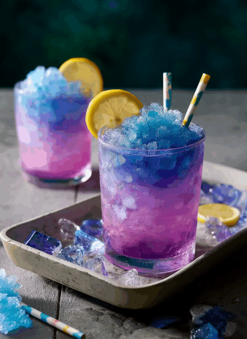Galaxy Lemonade Slushie
