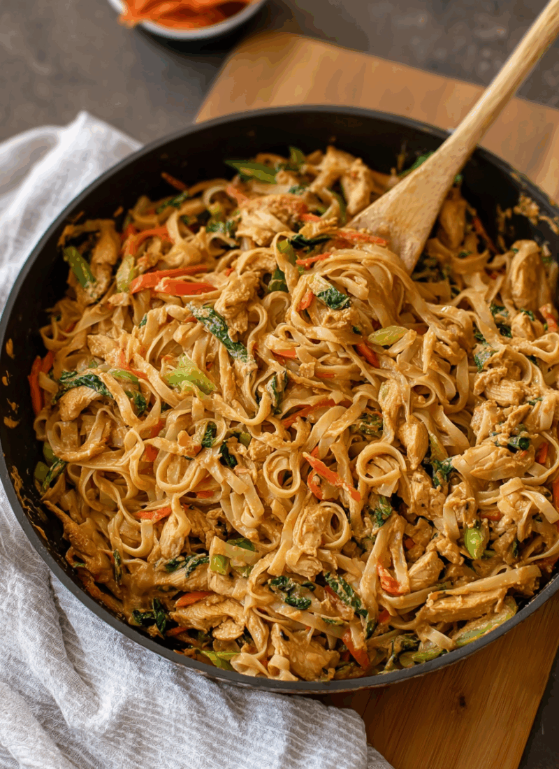 Peanut Chicken Noodles