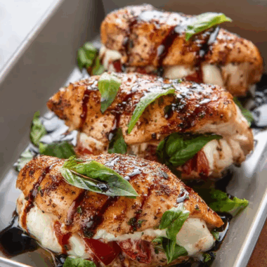 Caprese Stuffed Chicken Breast