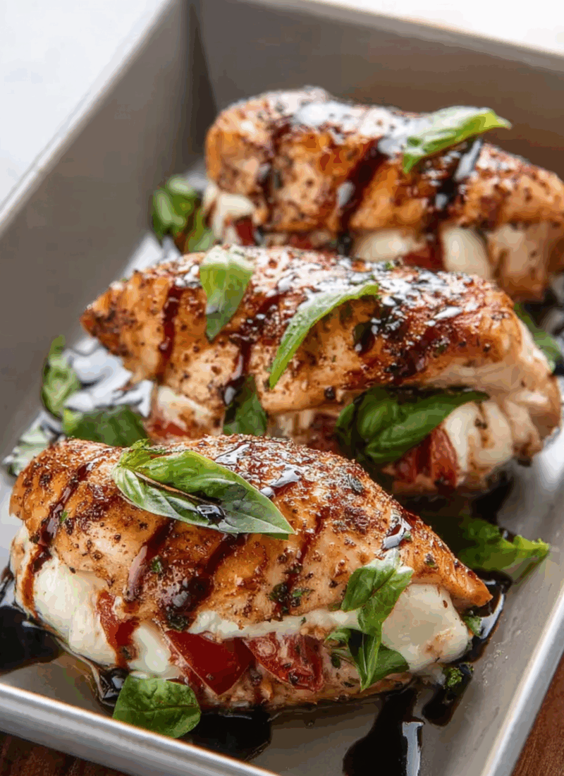 Caprese Stuffed Chicken Breast