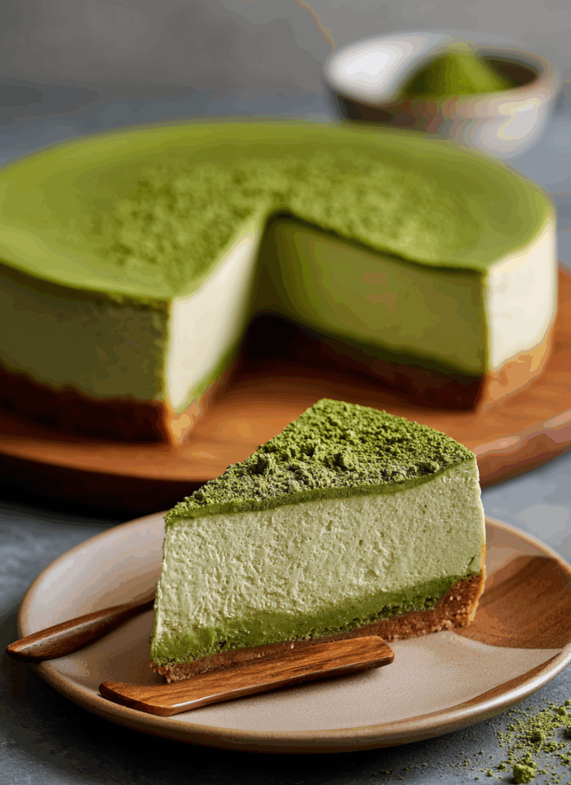 Matcha Green Tea Cheesecake