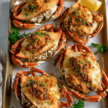 New Orleans Seafood Stuffed Crab