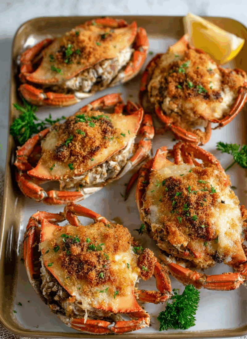 New Orleans Seafood Stuffed Crab
