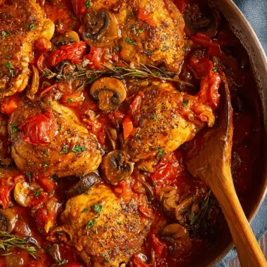 Hearty Chicken Cacciatore
