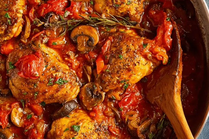 Hearty Chicken Cacciatore