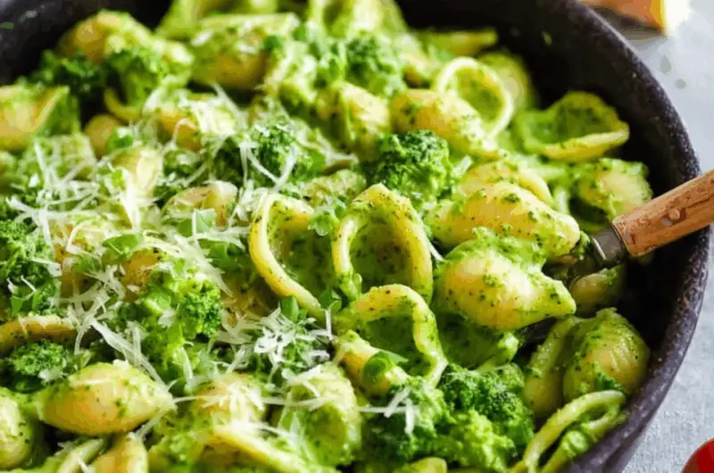 Creamy Pesto Shells