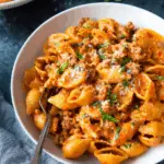 Creamy Red Pepper Shells