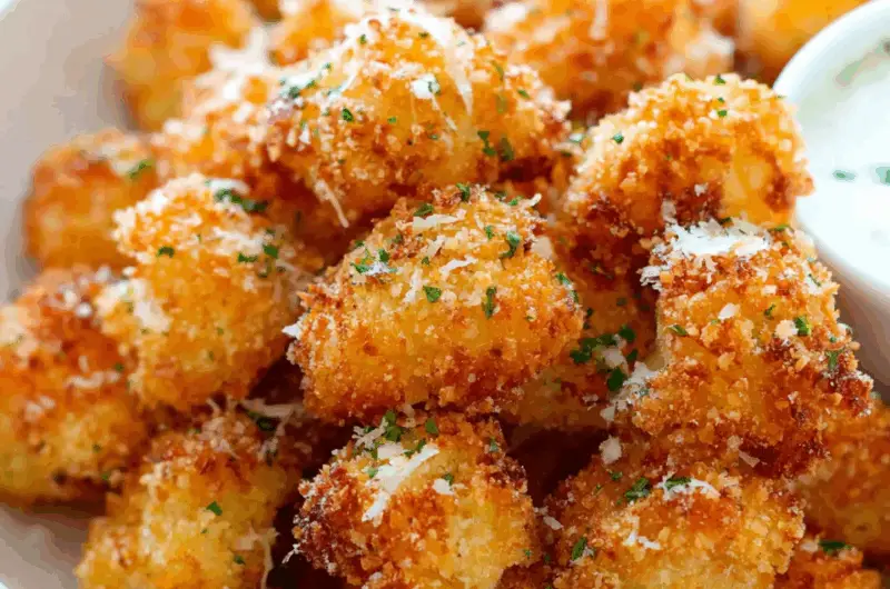 Parmesan Cauliflower Bites