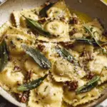 Ravioli with Sage Butter Sauce