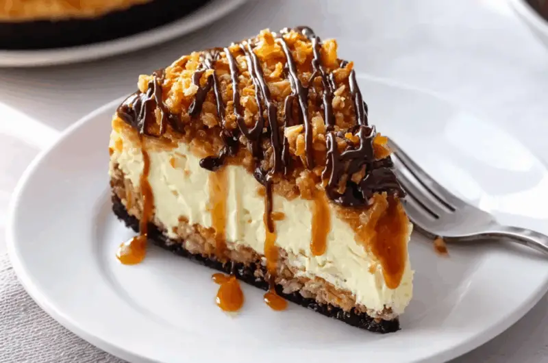 Samoa Cheesecake