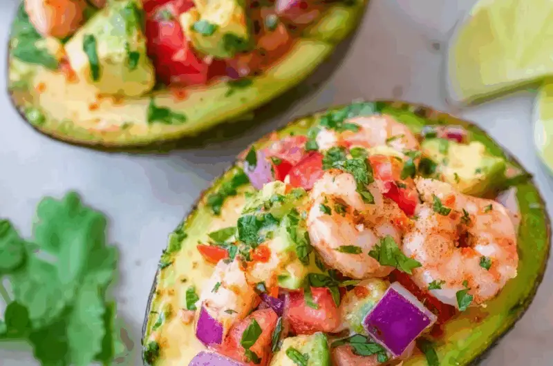 Shrimp Stuffed Avocados