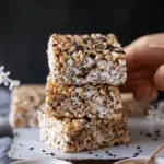 Black Sesame Rice Krispie Treats