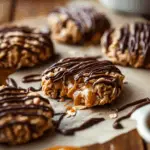 Peanut Butter Chocolate Caramel Cookies