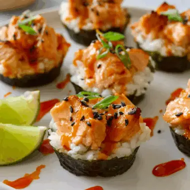 Viral Easy Salmon Sushi Bake Cups