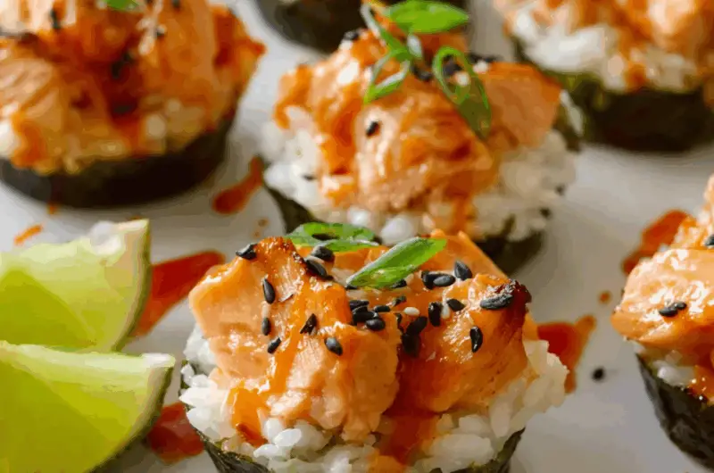 Viral Easy Salmon Sushi Bake Cups