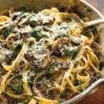 Creamy Mushroom Fettuccine